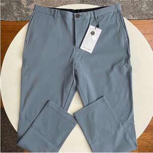 Ministry of Supply Men’s Pace Tapered Chino Pant Blue 40x32 New